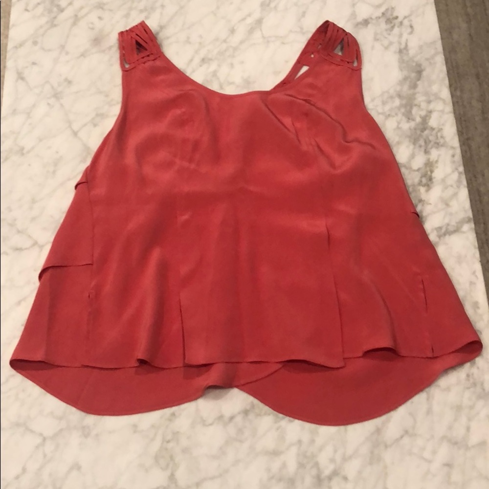 Madison Marcus Lattice Back Top